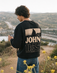 Jesus Wept Crew in Black, back view | CarryTheCross