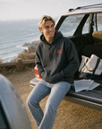 CTC approved model | CTC-062 | Risen Hoodie | color:Dark Heather | side:front