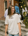 Break Tee in Ivory, front view | CarryTheCross
