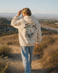 Break Hoodie in Sand, back view | CarryTheCross