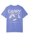 Printify mockup | Break Bread Tee | color:Flo Blue | side:back