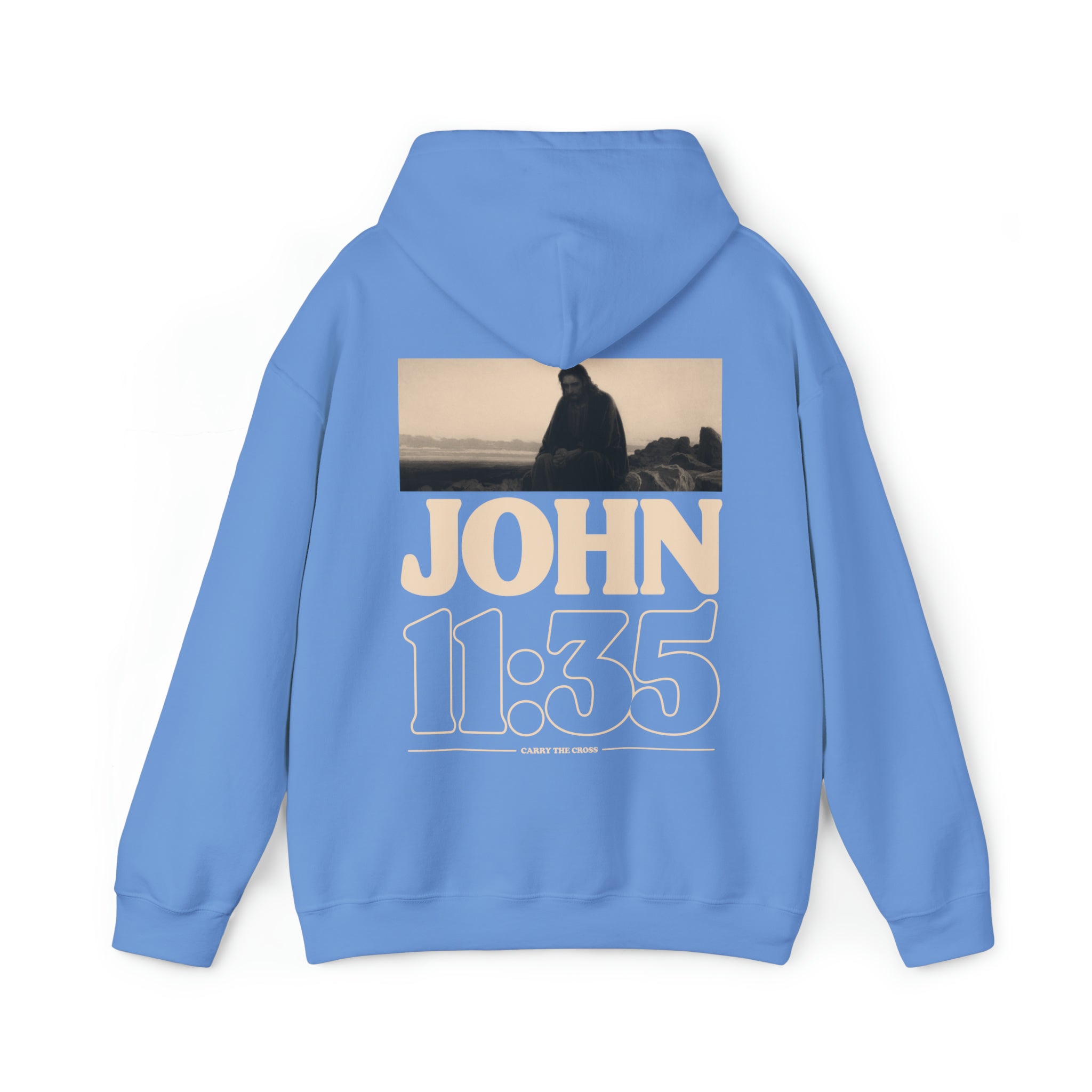 Jesus Wept Hoodie | John 11:35 | CarryTheCross