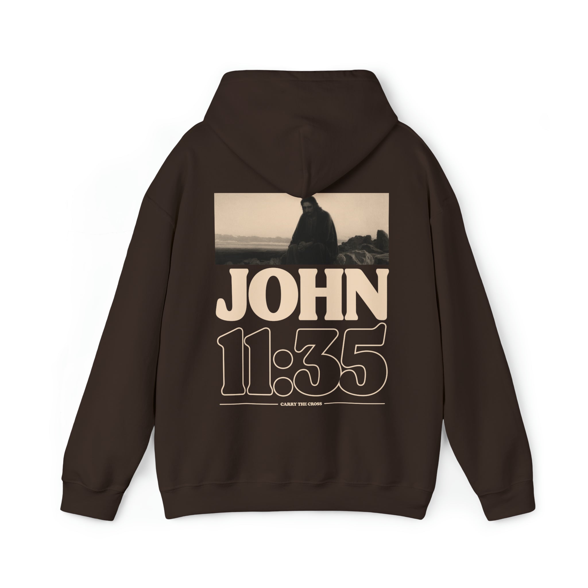 Jesus Wept Hoodie | John 11:35 | CarryTheCross