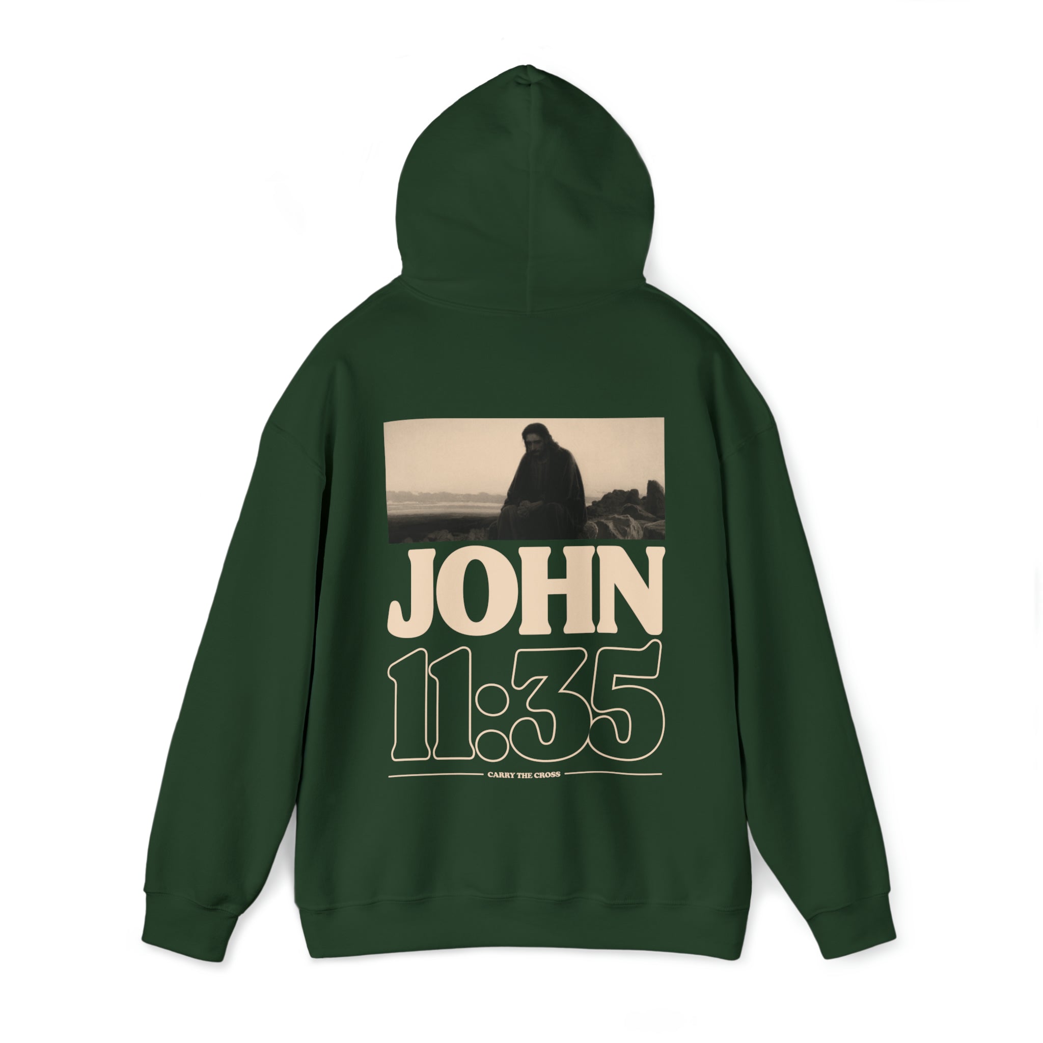 Jesus Wept Hoodie | John 11:35 | CarryTheCross
