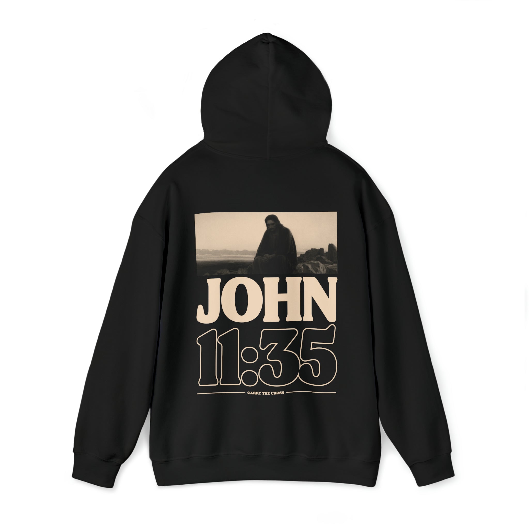 Jesus Wept Hoodie | John 11:35 | CarryTheCross
