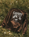 Break Bread Crew in Dark Chocolate, back view | CarryTheCross