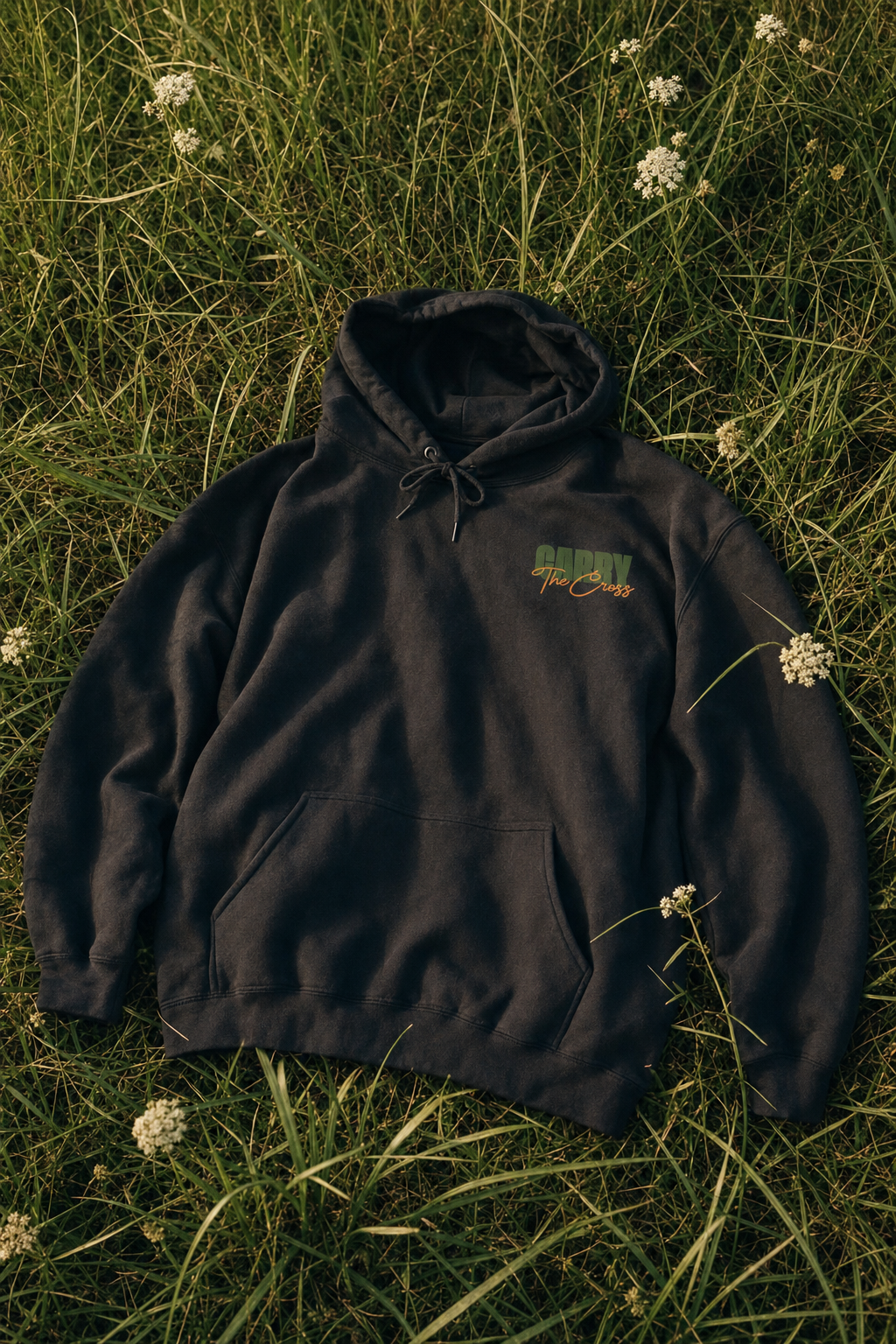 CTC approved model | pixels:49aa035258803d9a45dc0c941ba75f7202982cade4762bab612f9b37f0cdba43 | CTC-042 | Isaiah 40:8 Hoodie | color:Black | side:front