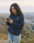 CTC approved model | CTC-057 | Proverbs 16:3 Hoodie | color:Navy | side:front