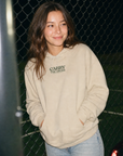CTC approved model | pixels:1038385d3fed22df432ef8e6835578e3d029311ac3a285539f27fb0c809ecc36 | CTC-067 | Sow Into Me Hoodie | color:Sand | side:front