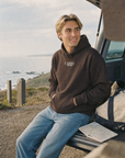CTC approved model | pixels:6cf67e12b037656500455db0f0ee644770beddfc125b0925b85a7ed1fe685ab3 | CTC-085 | Romans 8:31 Hoodie | color:Dark Chocolate | side:front