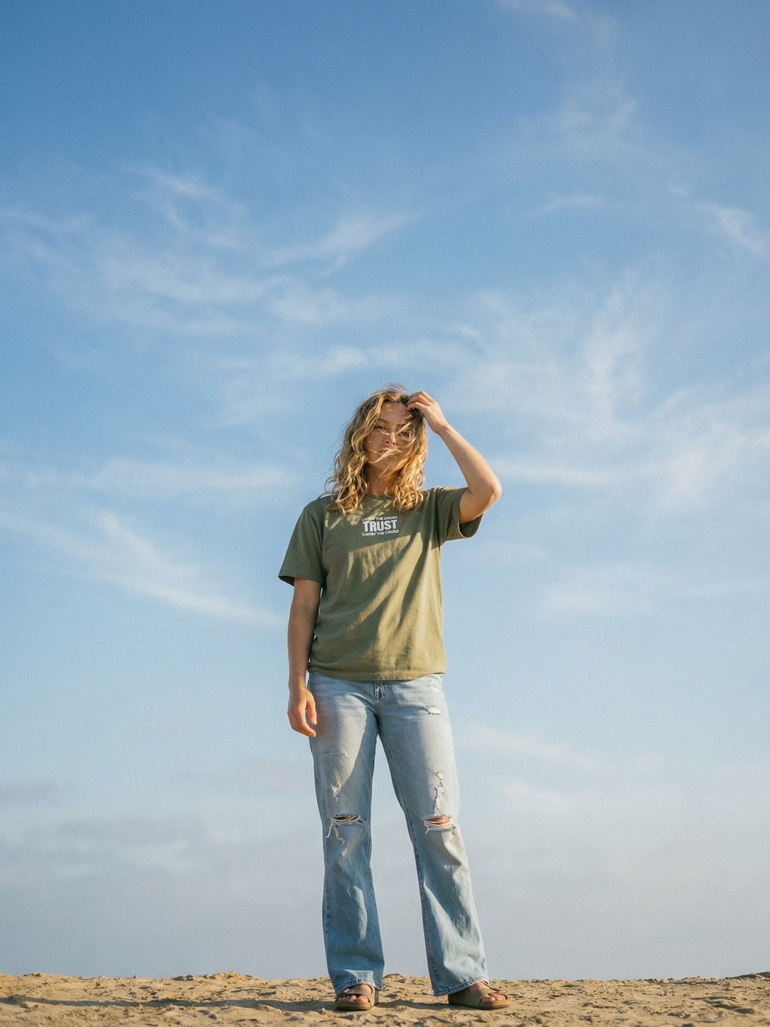 Trust tee — sand dunes