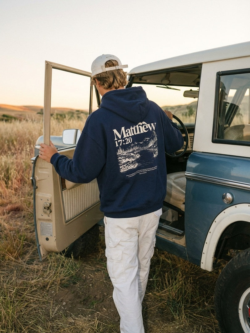 Matthew 17:20 hoodie — vintage truck