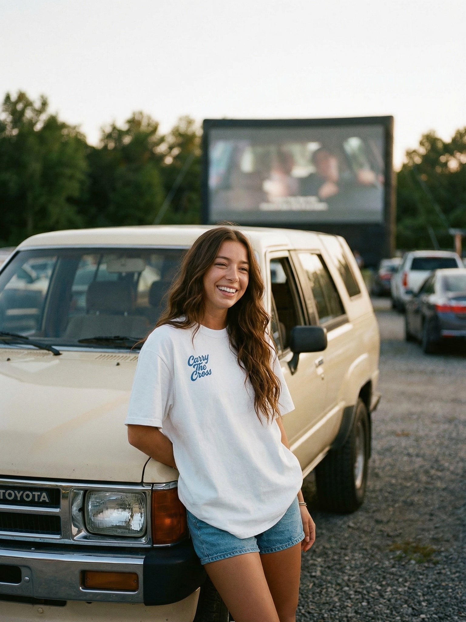 Faith Driven tee — drive-in