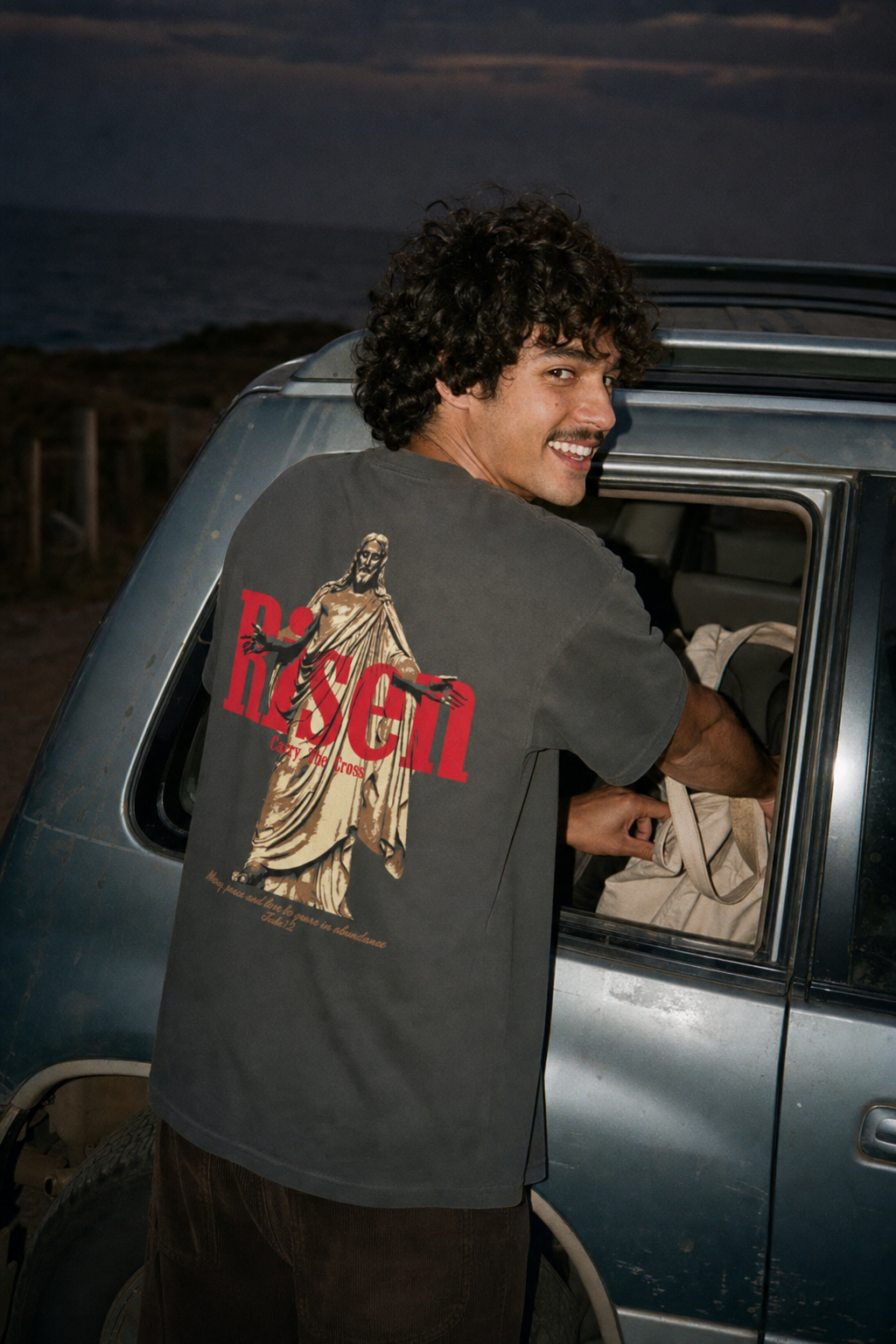 CTC approved original | pixels:9c235329df9e0ac6fdc47e18f8716b9c6e0f27516ac60e337861877c29d5e7fe | Risen Tee | source:curly_hearted-risen-ffe939a8-ed182a13.png | side:back