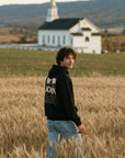 Jesus Wept hoodie — wheat field