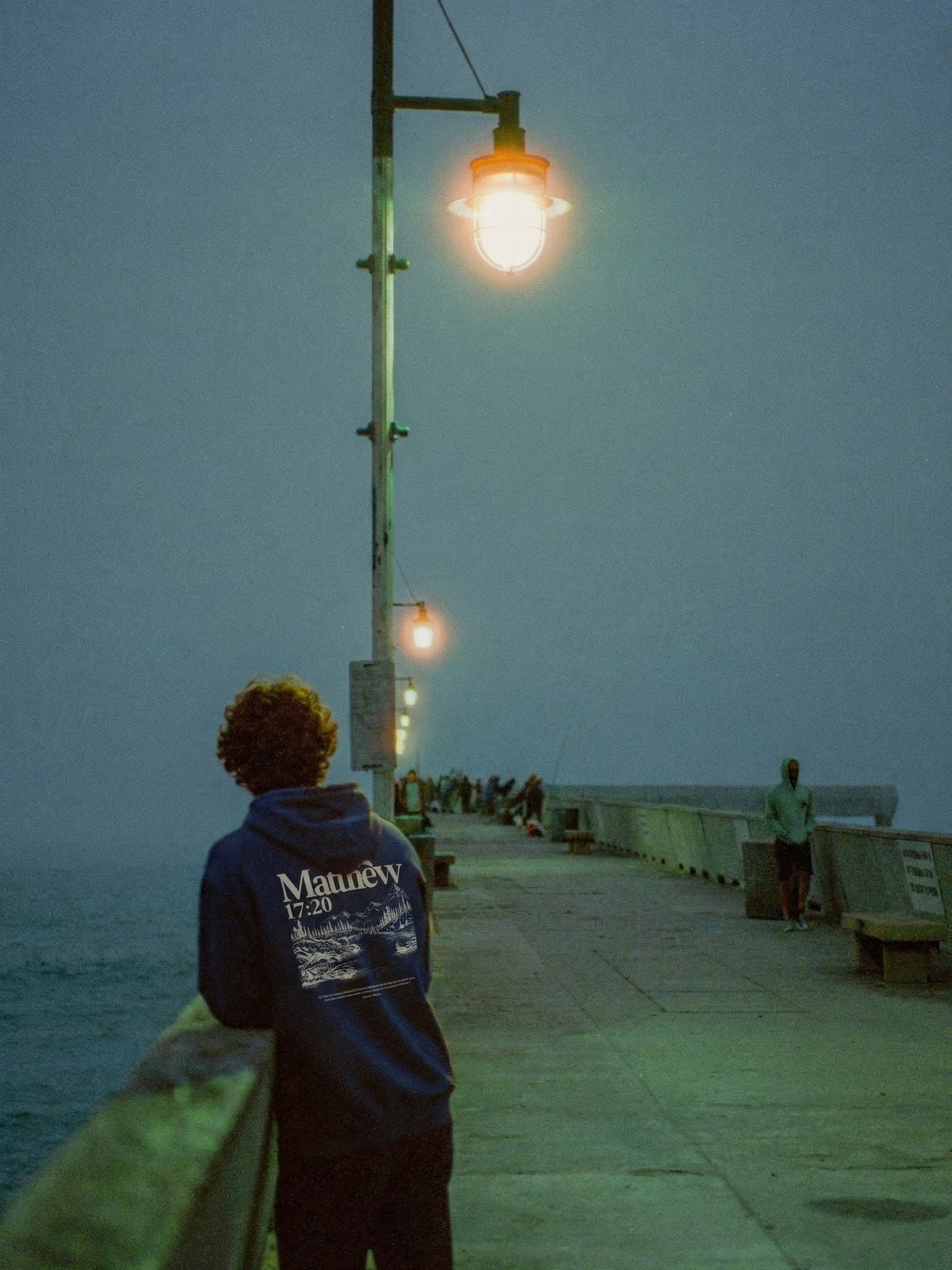 Matthew 17:20 hoodie — night pier