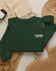 Break Bread Crew — Forest Green, folded 2